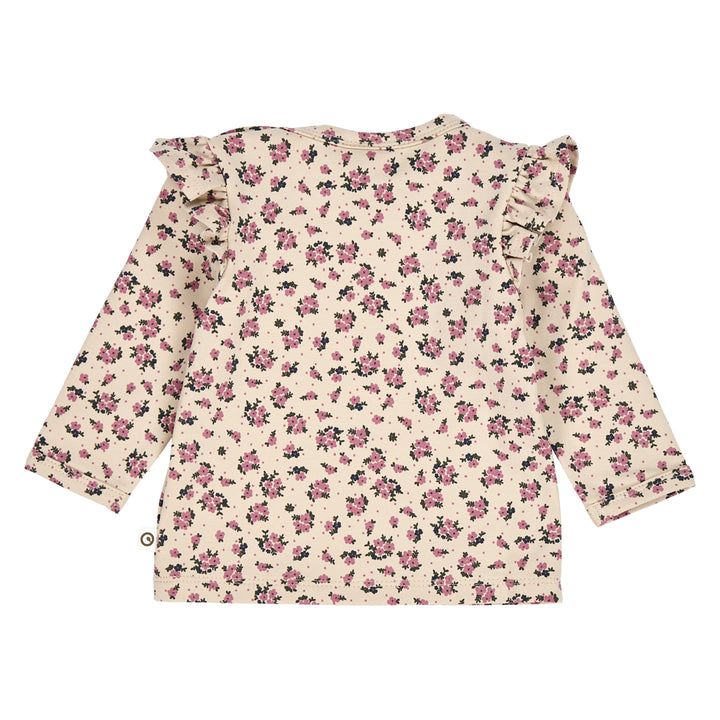 ZINNA blomsterprintet flæse bluse