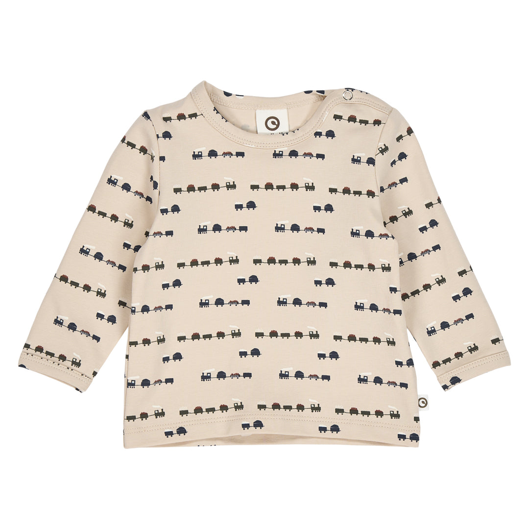TRAIN printet bluse