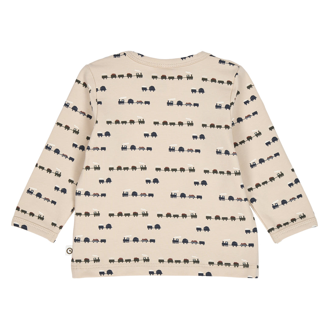 TRAIN printet bluse