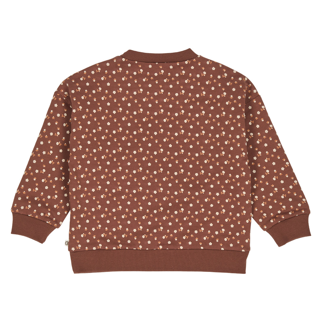 CEDAR blomsterprintet sweattrøje