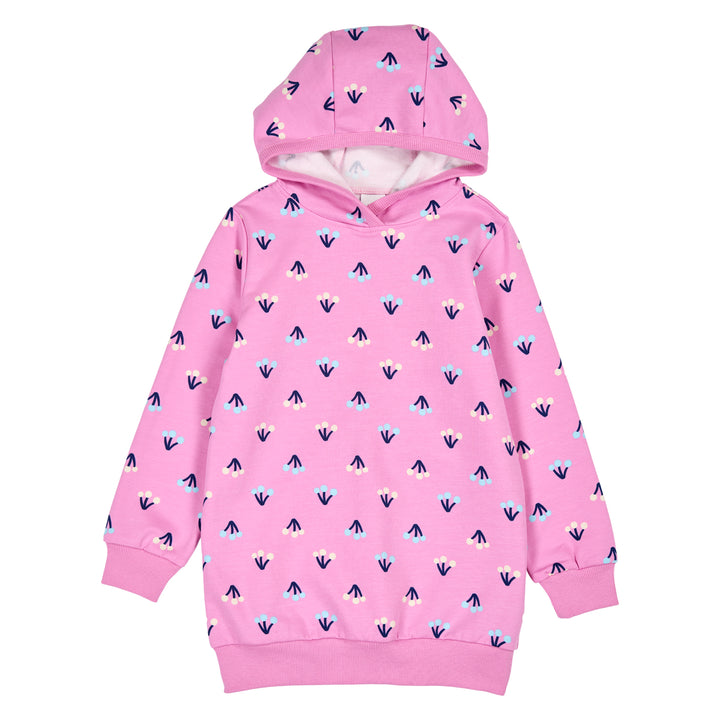 FLOWER sweat hoodie kjole