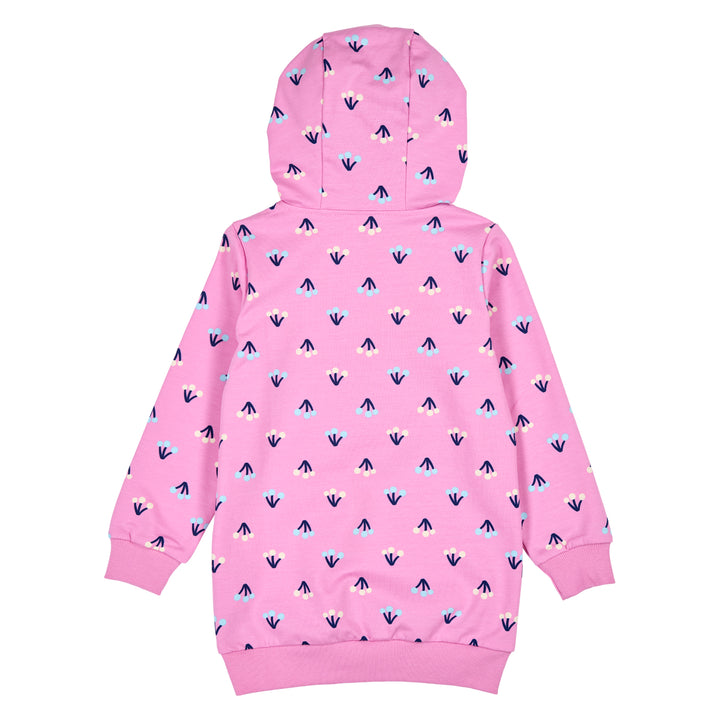 FLOWER sweat hoodie kjole