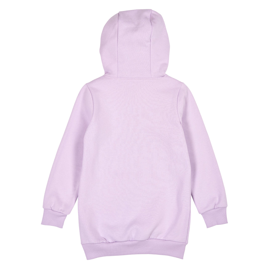 SWEAT hoodie kjole med lomme