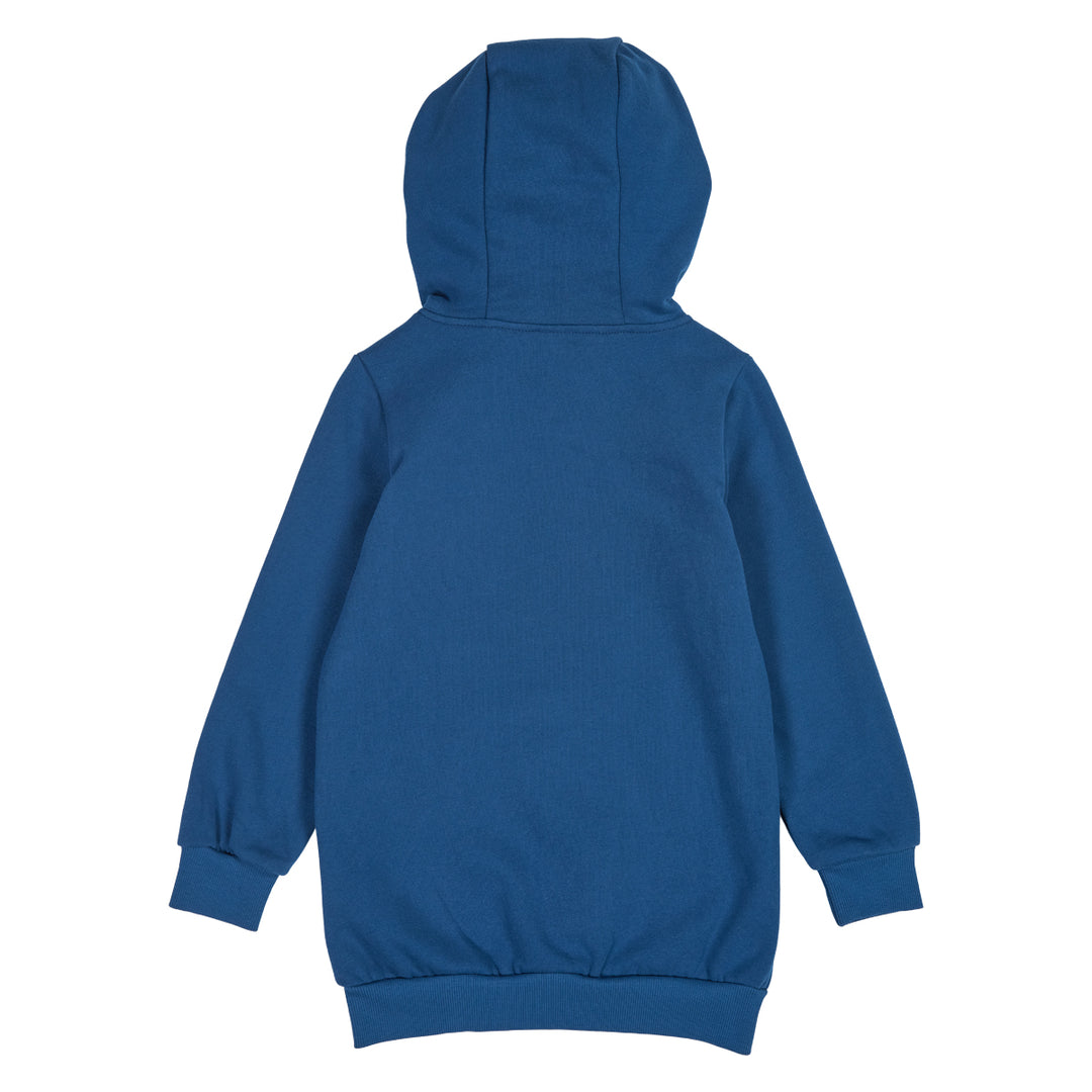 SWEAT hoodie kjole med lomme