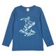 HELLO bluse med en snowboarder