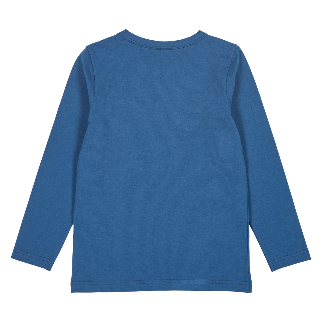 HELLO bluse med en snowboarder