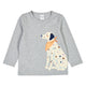 HELLO bluse med en hund