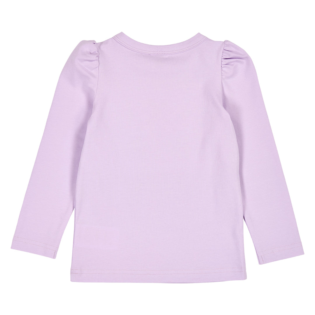 HELLO bluse med en sommerfugl