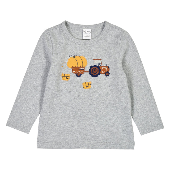HELLO bluse med en traktor