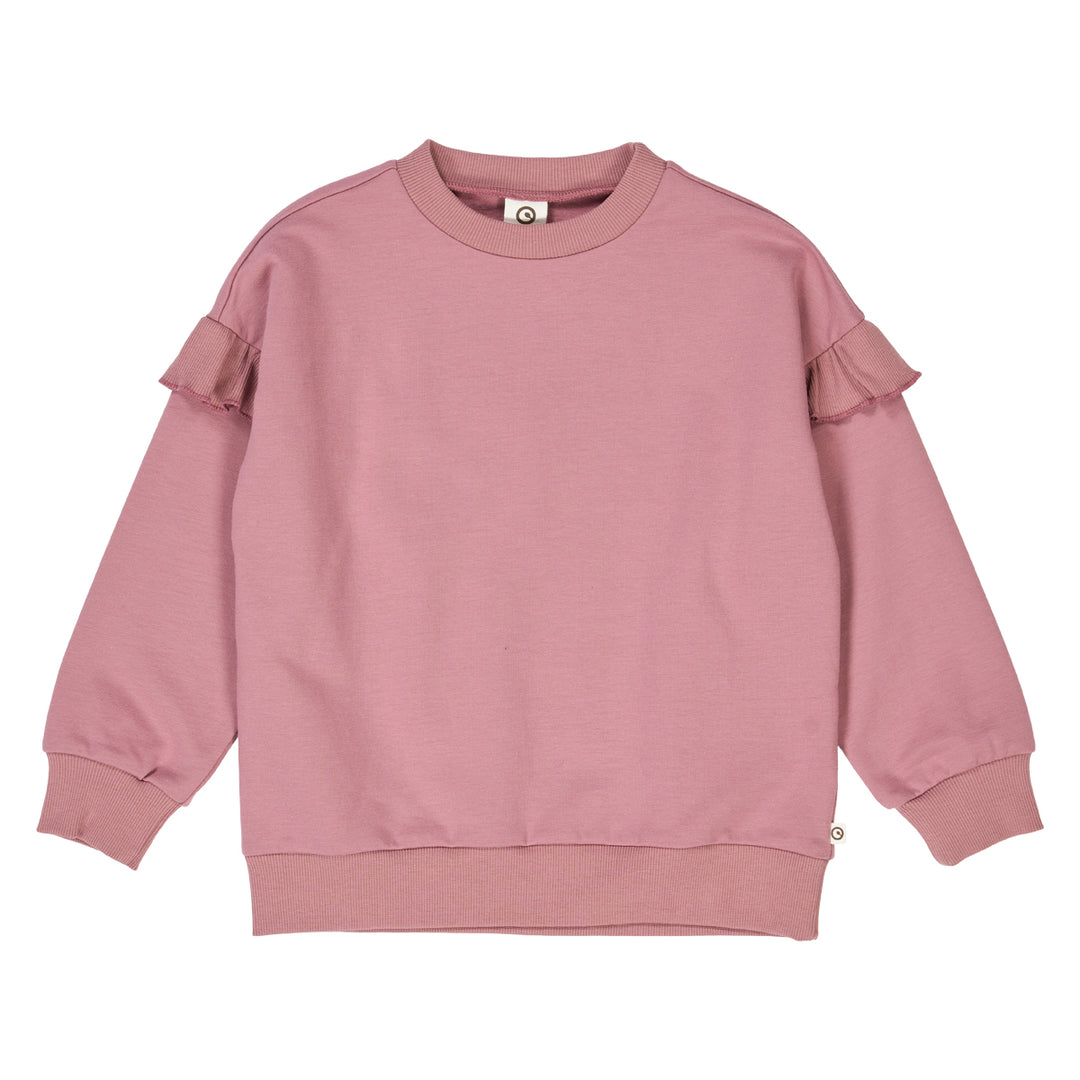 COZY ME sweat sæt med flæser