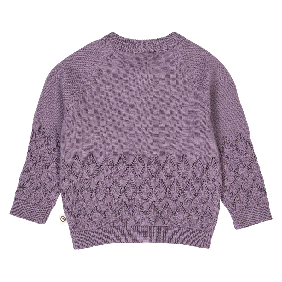 KNIT LEAF strikket cardigan