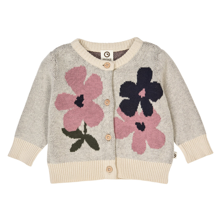 ZINNA blomster strik cardigan