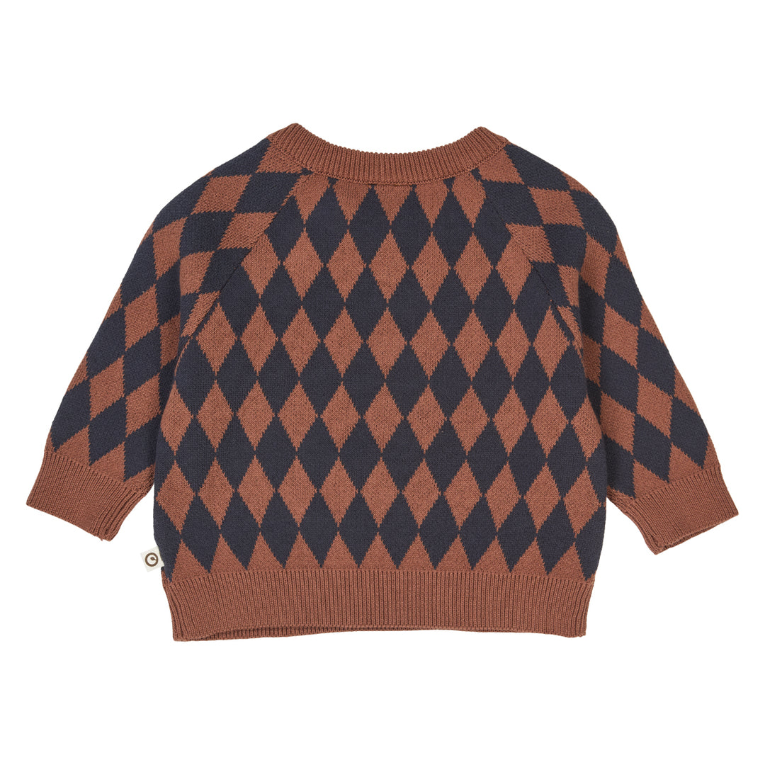 HARLEQUIN KNIT striktrøje