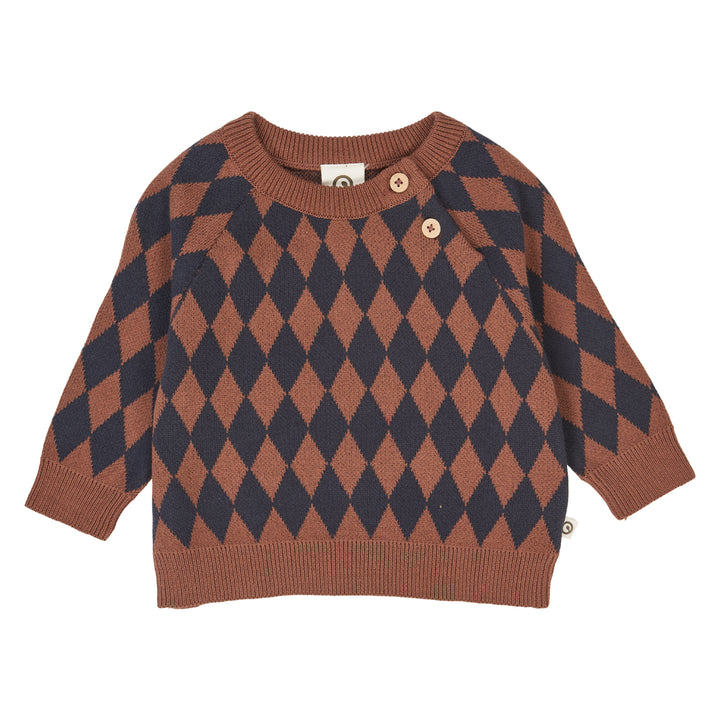 HARLEQUIN KNIT striktrøje