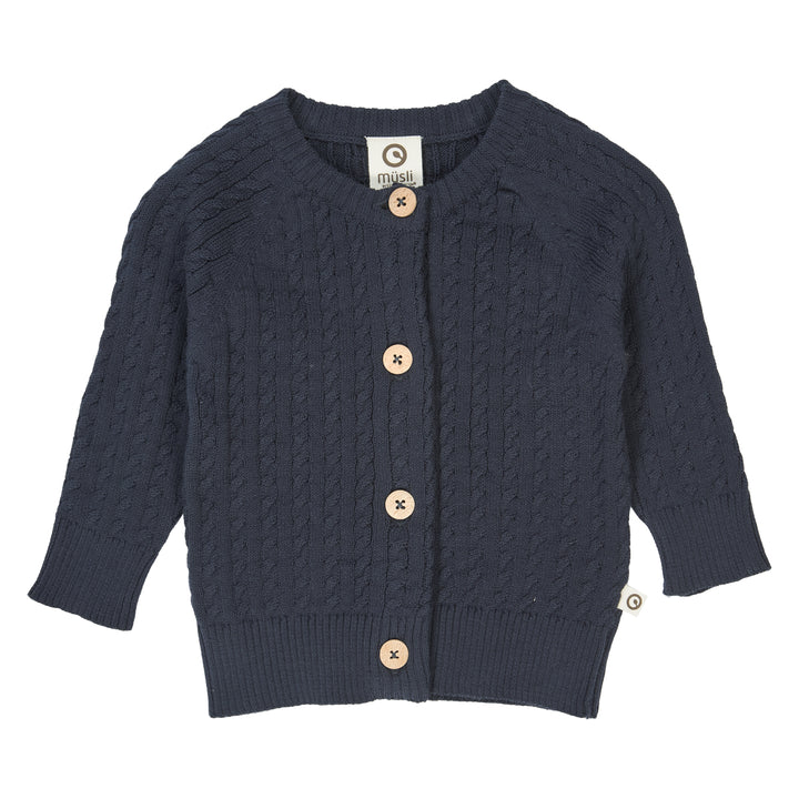 KNIT kabel strikket cardigan
