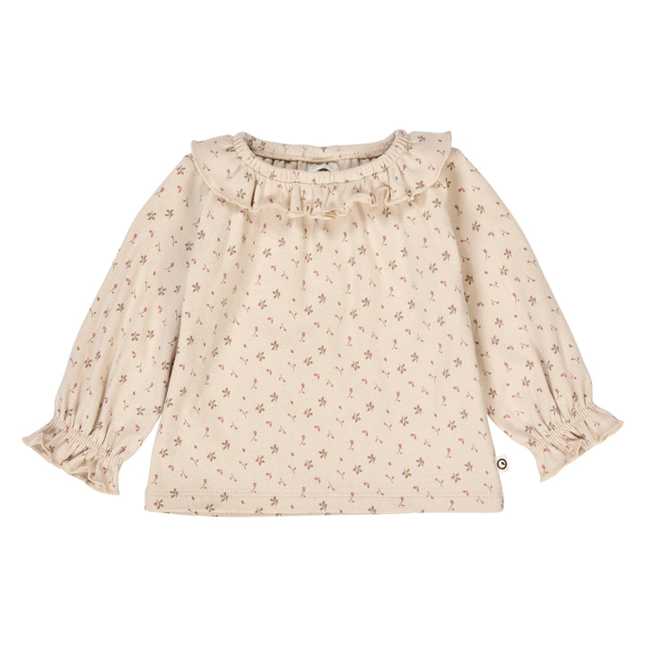 ASTER rib flæsekrave bluse