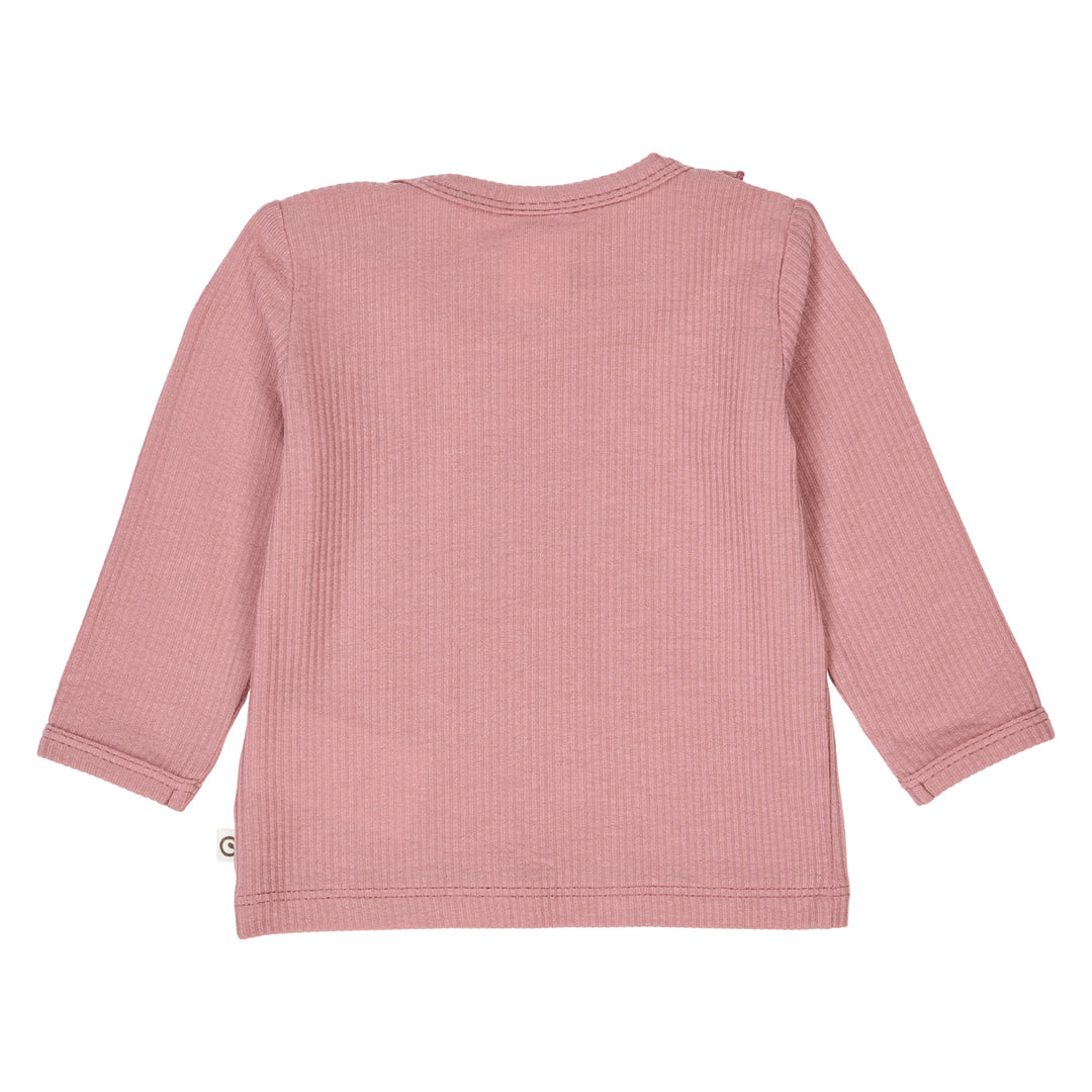 MELLOW tencel bluse med flæser