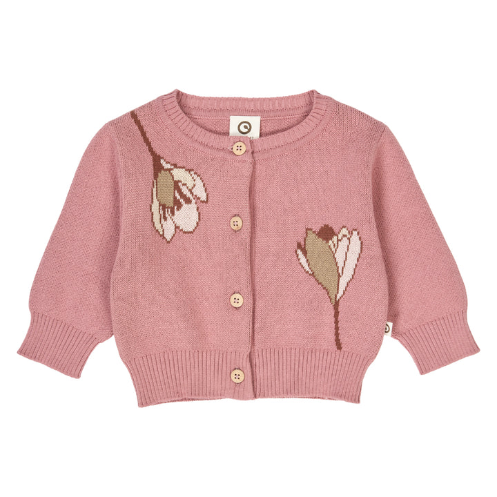 AUTUMN blomster strik cardigan