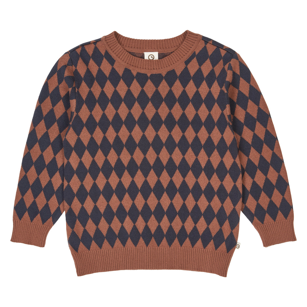 HARLEQUIN KNIT striktrøje