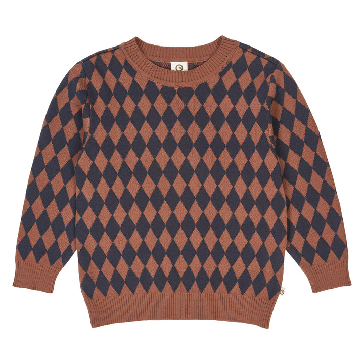 HARLEQUIN KNIT striktrøje