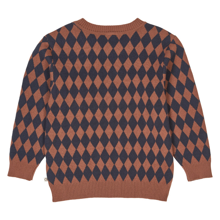 HARLEQUIN KNIT striktrøje