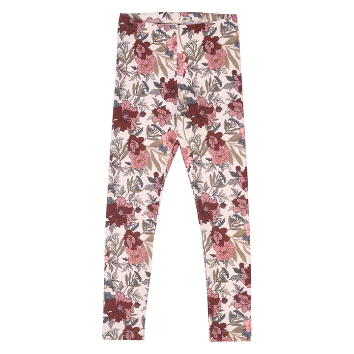 BLISS leggings med blomsterprint