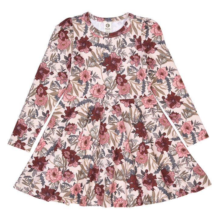 BLISS swing kjole med blomsterprint