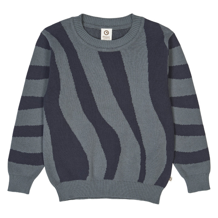 JACQUARD KNIT striktrøje