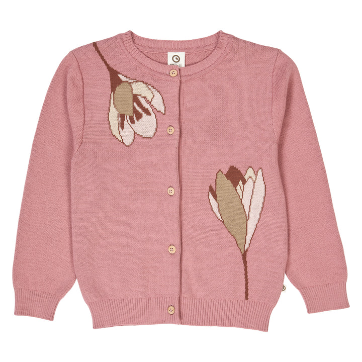 AUTUMN blomster strik cardigan