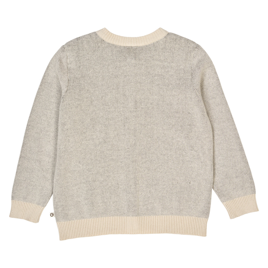 ZINNA blomsterbroderet strik cardigan
