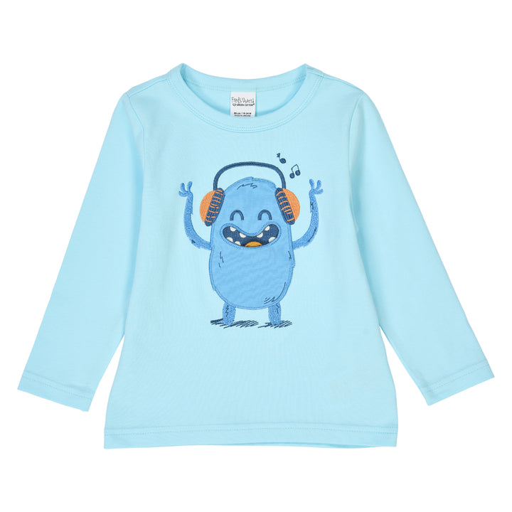 HELLO bluse med et monster