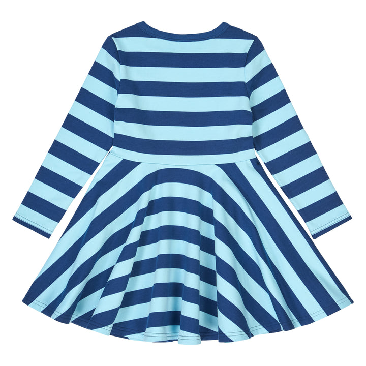 STRIPE sweat swing kjole