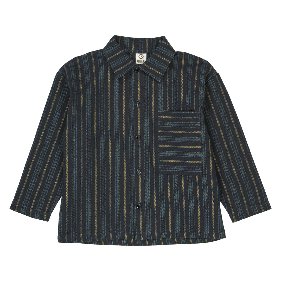 WOVEN STRIPE skjorte
