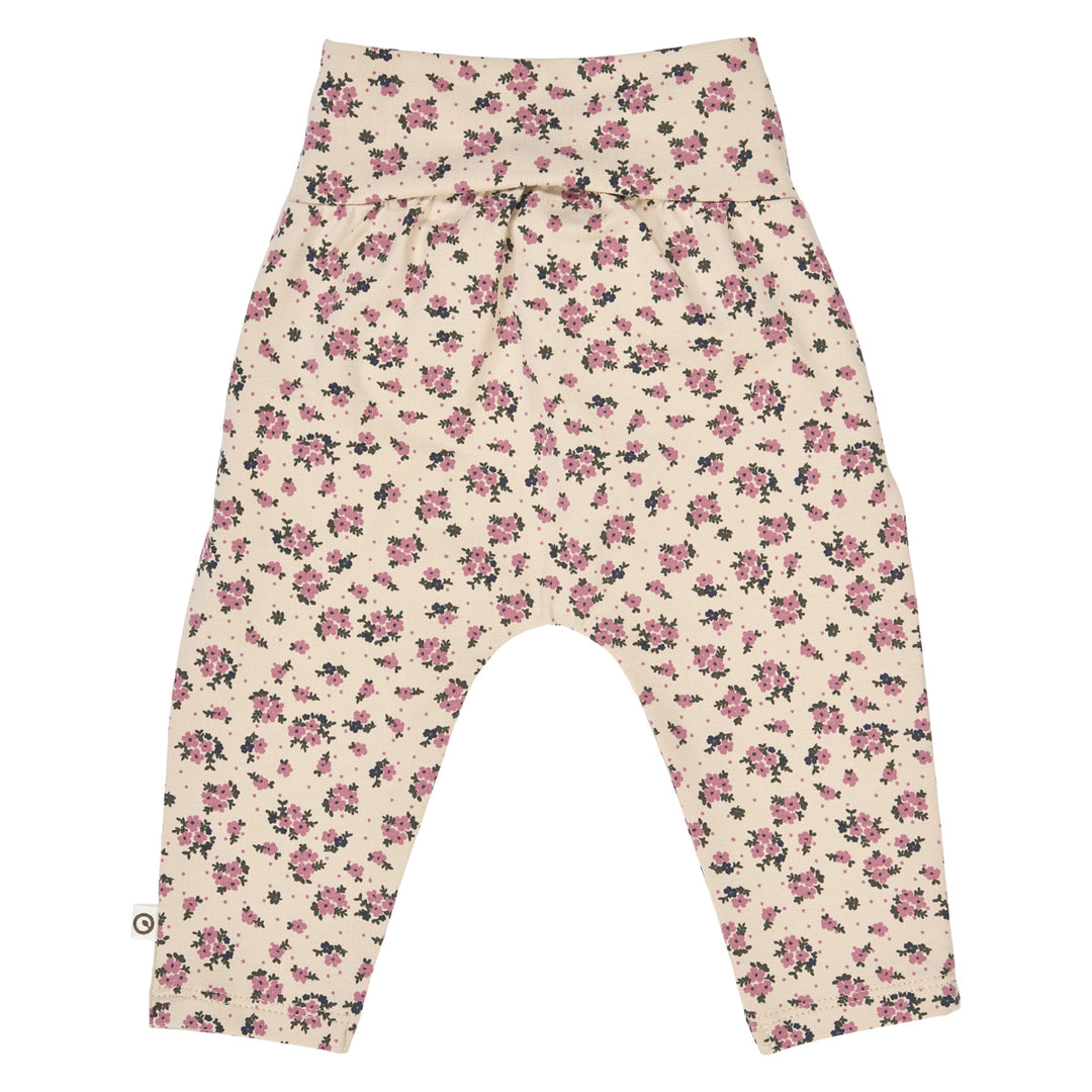 ZINNA blomsterprintet bukser & body sæt
