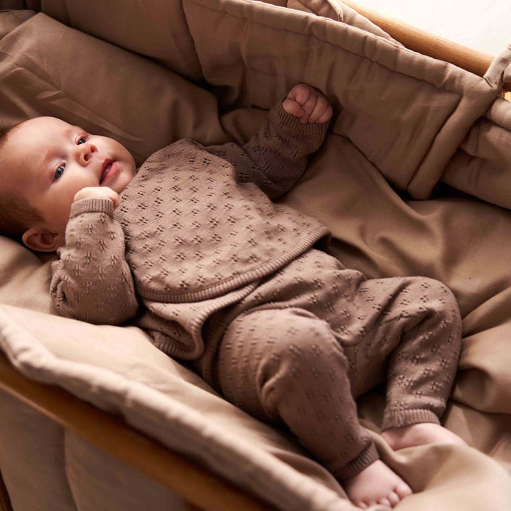 KNIT cardigan med krydslukning