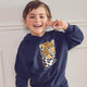 LEOPARD hoodie med tiger print