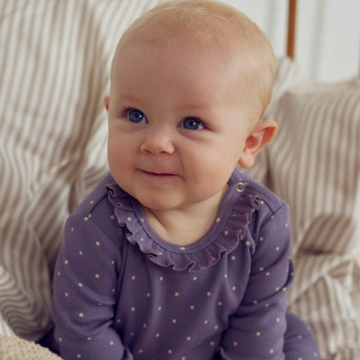 DOT rib kjole & leggings sæt
