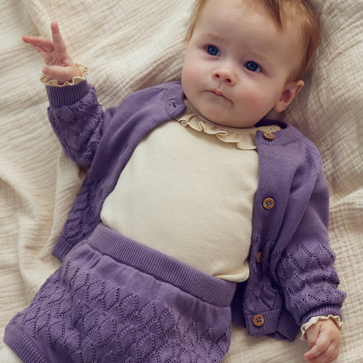 KNIT LEAF strikket cardigan