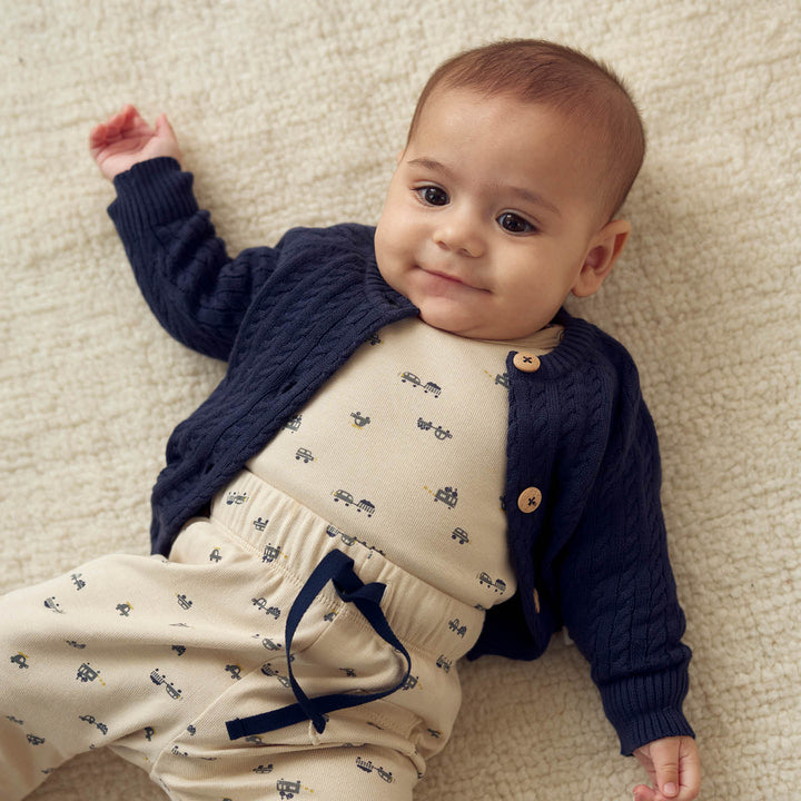KNIT kabel strikket cardigan