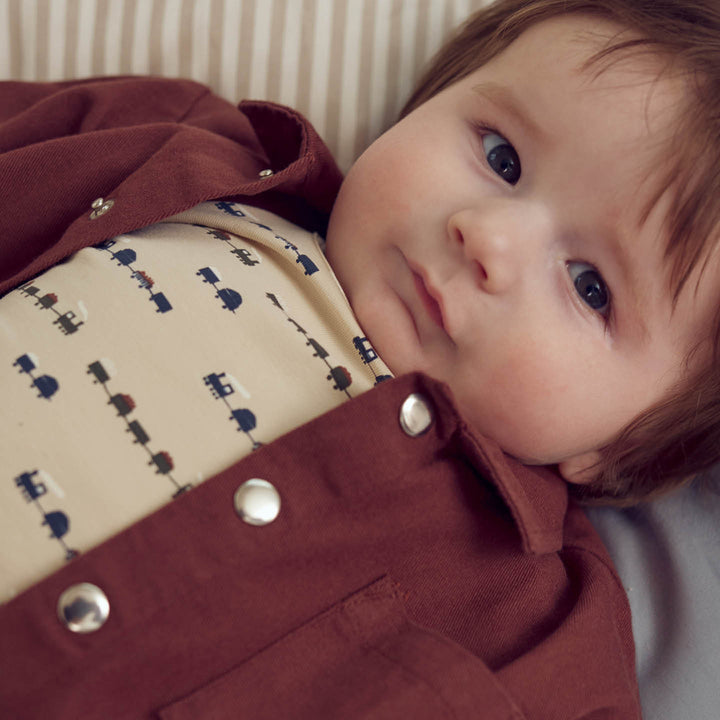 TRAIN printet bluse