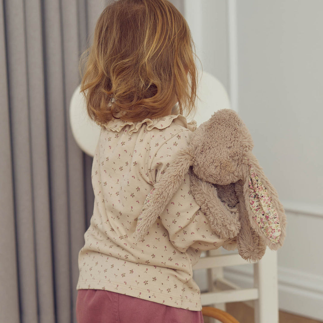 ASTER rib flæsekrave bluse