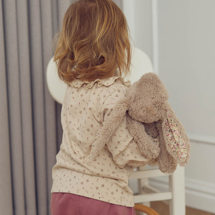 ASTER rib flæsekrave bluse