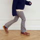 STRIPE flared bukser