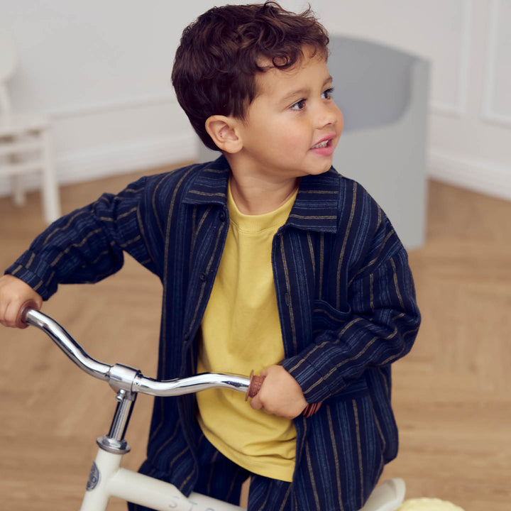 WOVEN STRIPE skjorte
