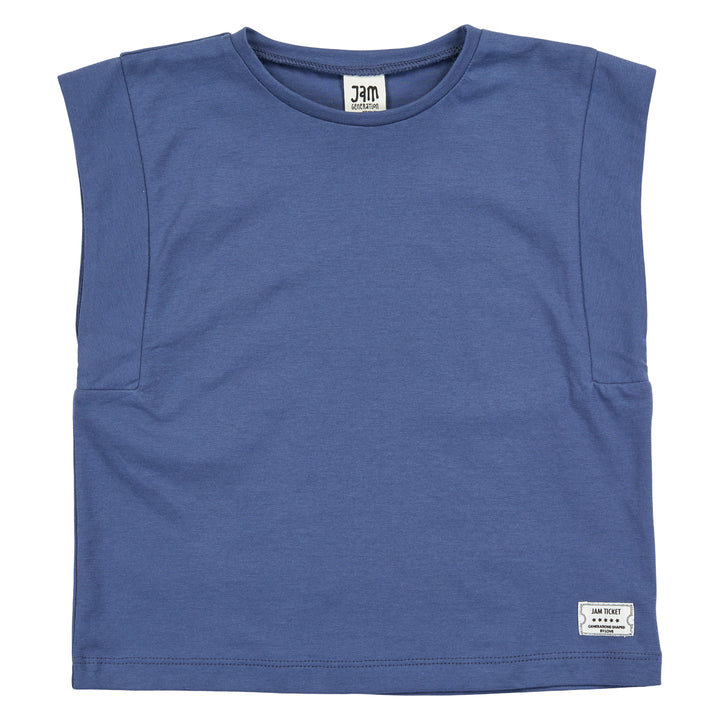 SINGLE JERSEY ærmeløs top