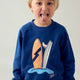SWEAT trøje med surfer print