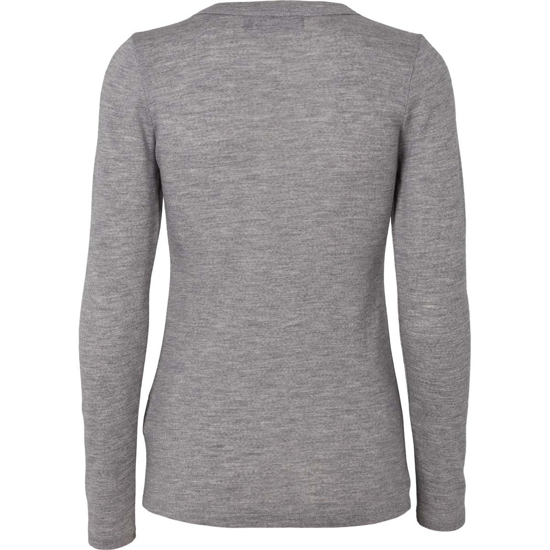 WOOL langærmet T-shirt i merinould