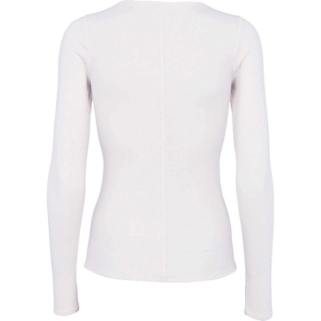 CALM RIB langærmet bluse