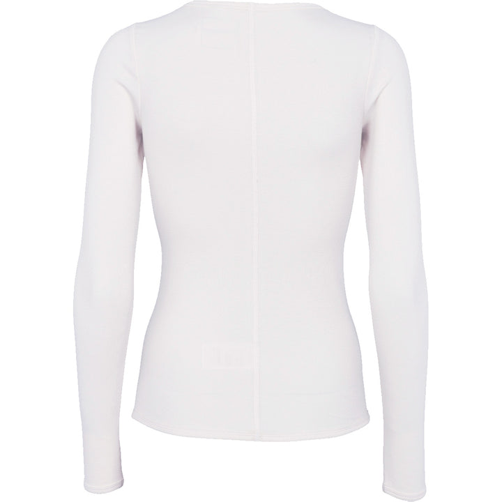 CALM RIB langærmet bluse
