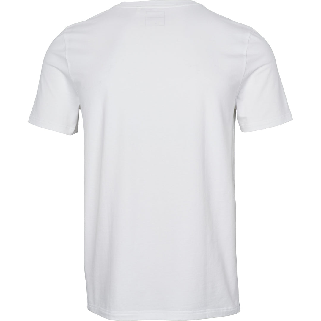 T-shirt med V-hals i økologisk bomuld